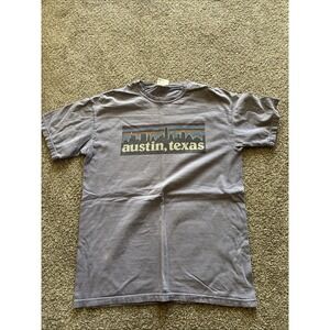 Unisex Purple Austin, Texas Comfort Colors T-Shirt Size Medium